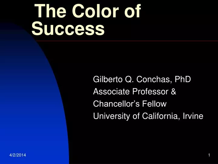 the color of success
