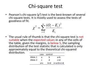 Chi-square test