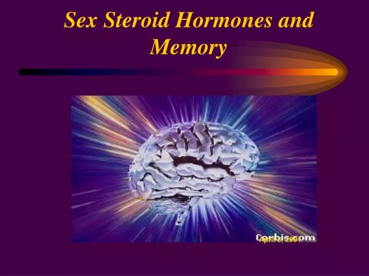 sex steroid hormones and memory