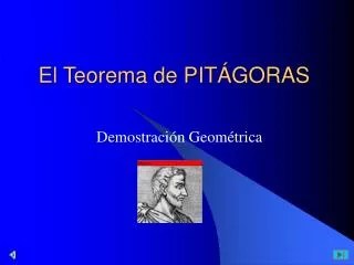 el teorema de pit goras