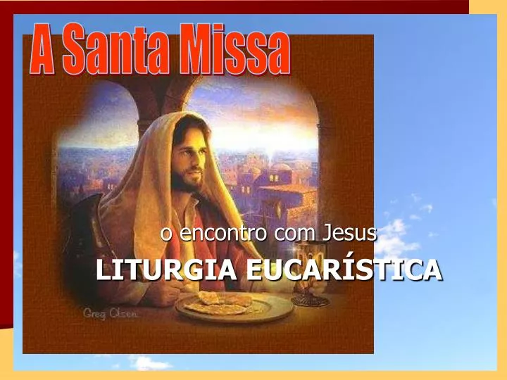 o encontro com jesus liturgia eucar stica