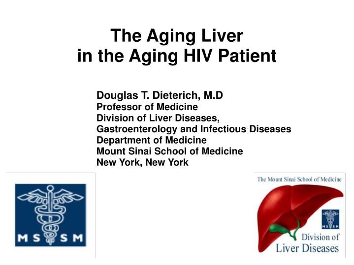 the aging liver in the aging hiv patient