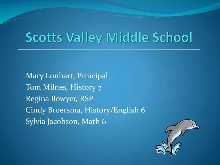 scotts valley middle school