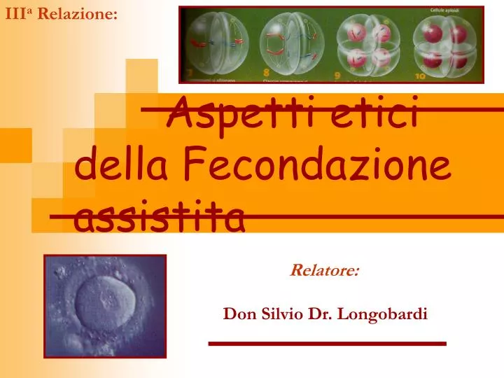 aspetti etici della fecondazione assistita