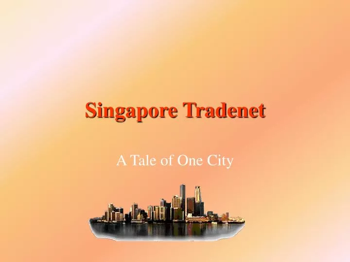 singapore tradenet
