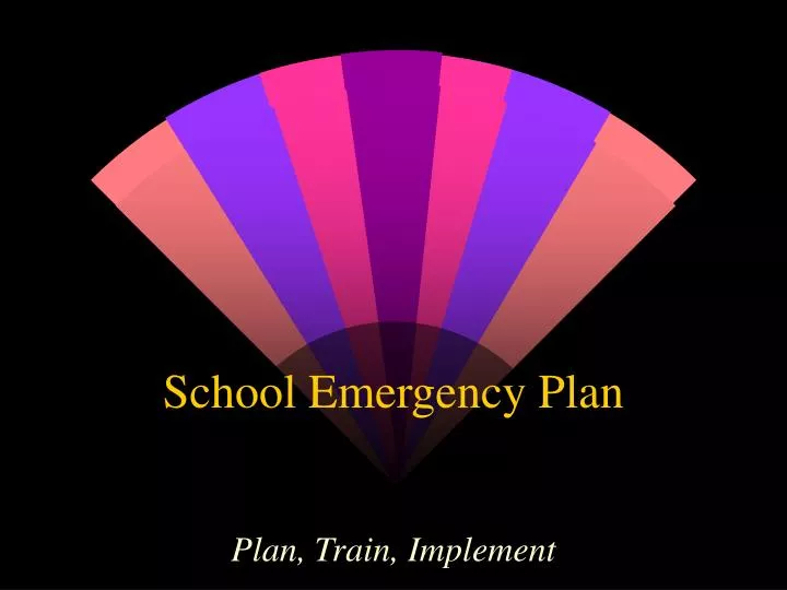 school emergency plan