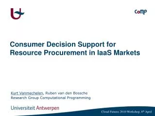 Consumer Decision Support for Resource Procurement in IaaS Markets