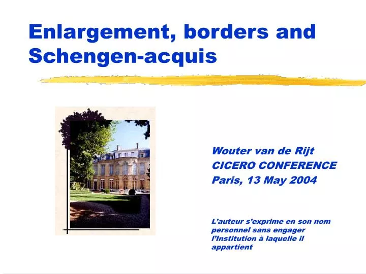 enlargement borders and schengen acquis