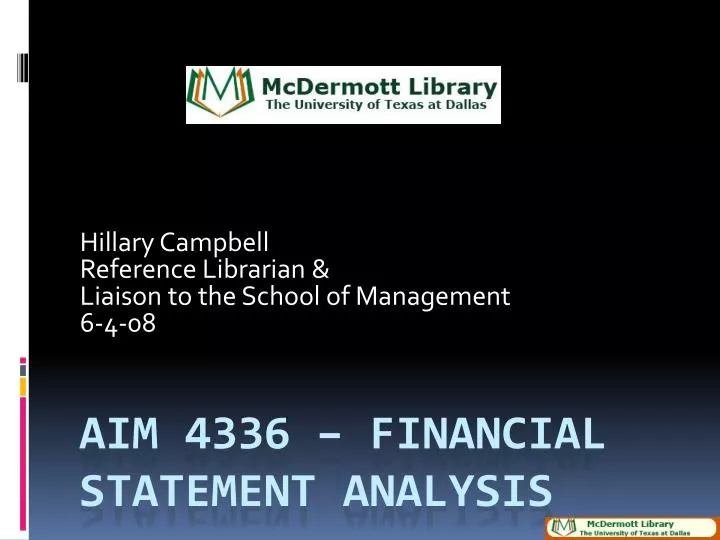 hillary campbell reference librarian liaison to the school of management 6 4 08