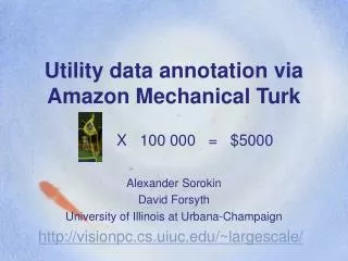 Utility data annotation via Amazon Mechanical Turk