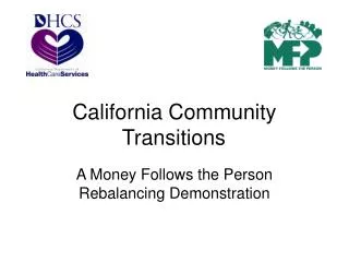 California Community Transitions