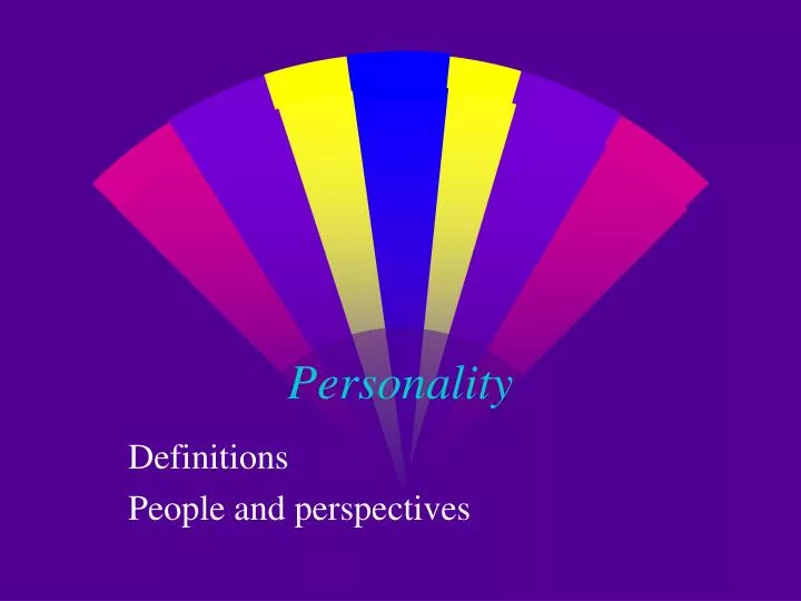 personality