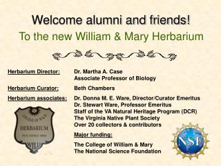 Welcome alumni and friends!