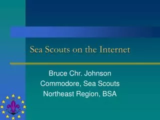 Sea Scouts on the Internet