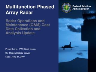 Multifunction Phased Array Radar