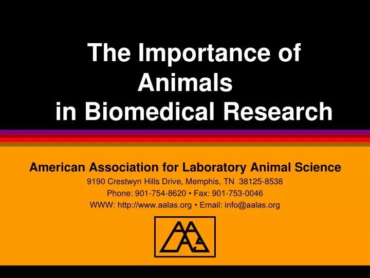 the importance of animals in biomedical research