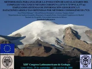 XIIIº Congreso Latinoamericano de Geología