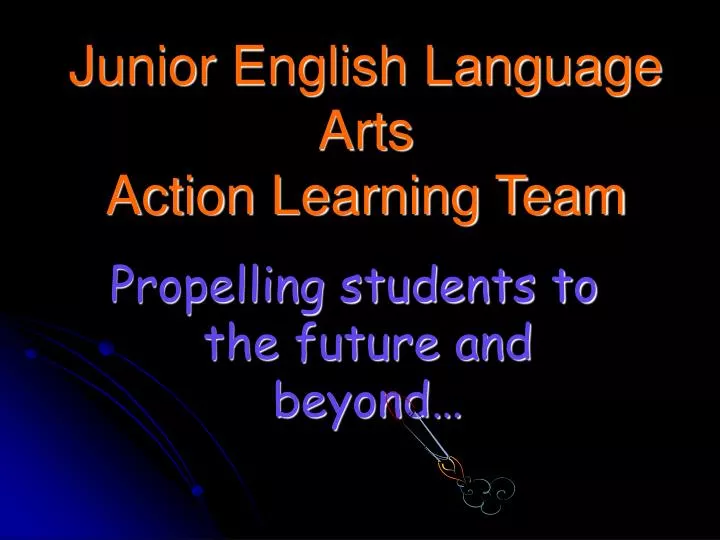 junior english language arts action learning team