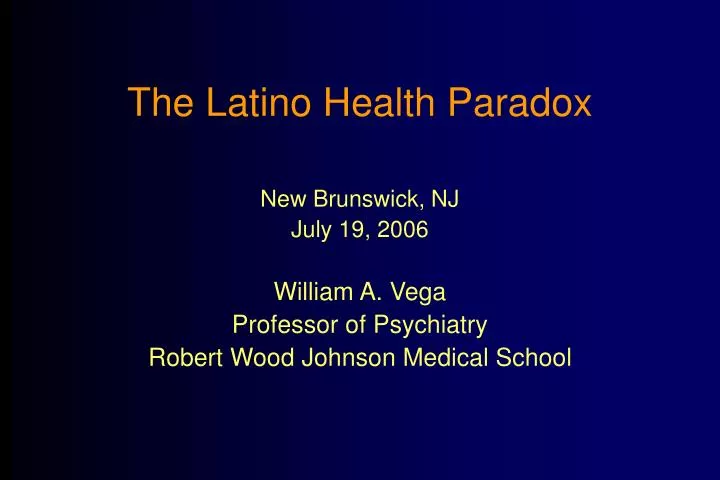 the latino health paradox