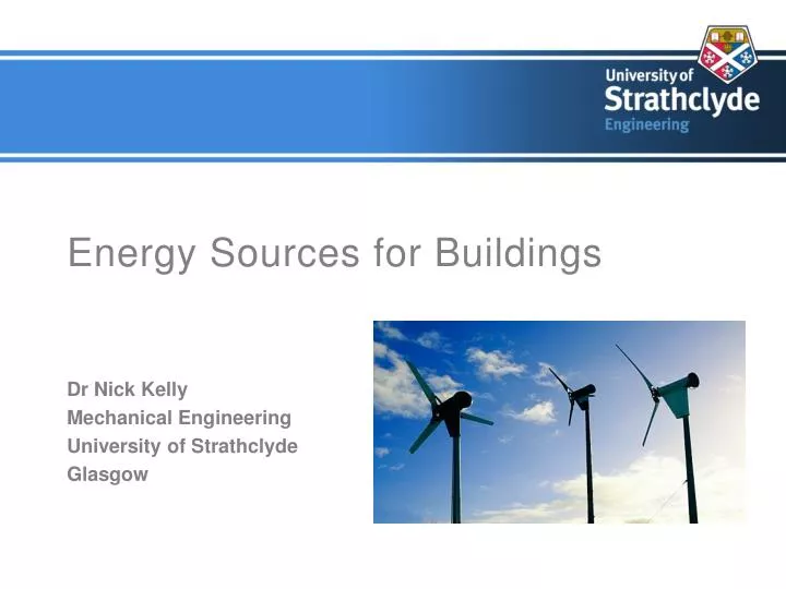 energy sources for buildings