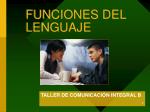 FUNCIONES DEL LENGUAJE - slide 1