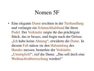 nomen 5f