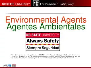 Environmental Agents