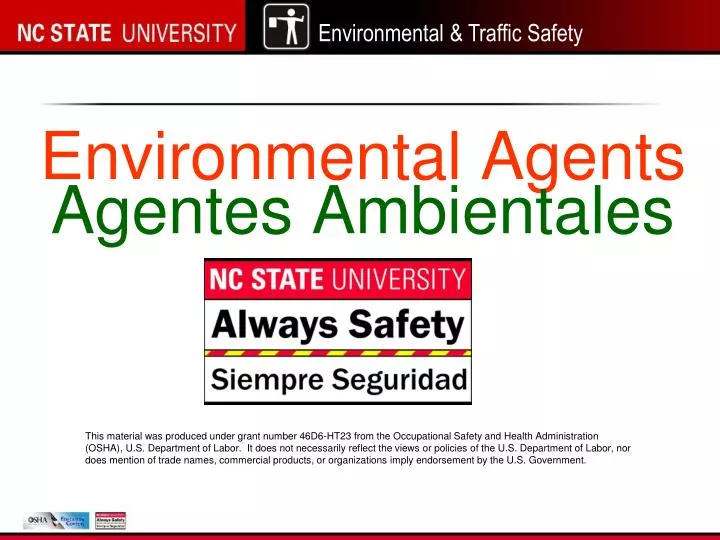environmental agents