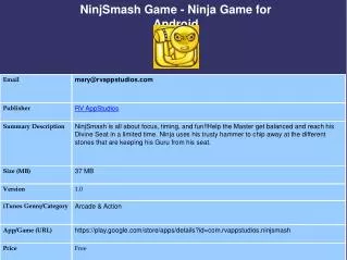 NinjSmash Game - Ninja Game for Android