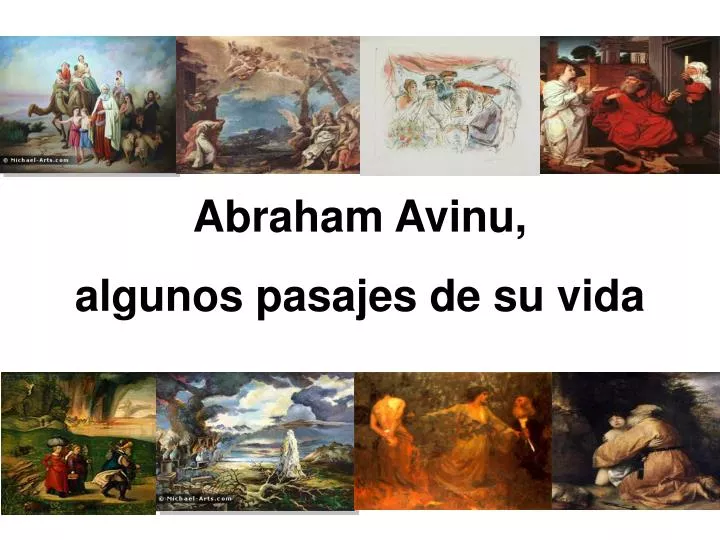 abraham avinu algunos pasajes de su vida