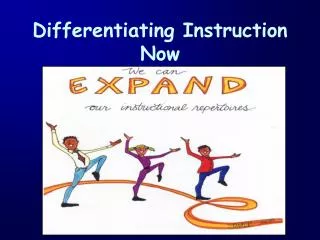 Differentiating Instruction Now