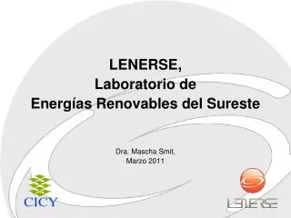 LENERSE, Laboratorio de Energías Renovables del Sureste