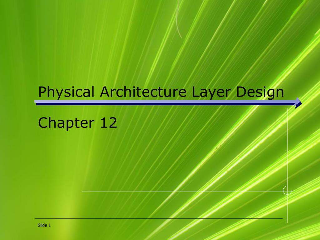 PPT - Physical Architecture Layer Design PowerPoint Presentation, free ...