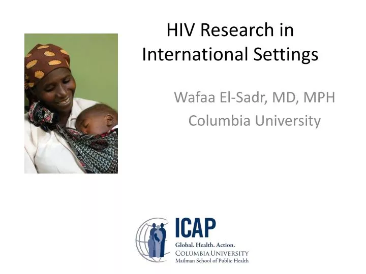hiv research in international settings