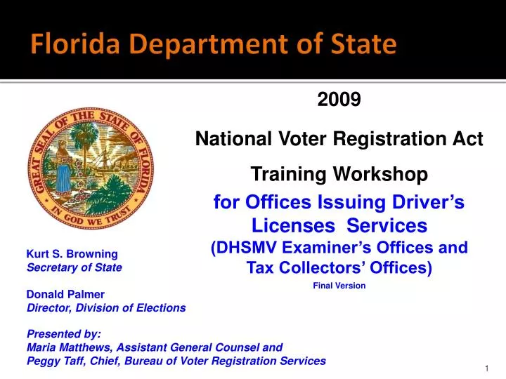 florida department of state