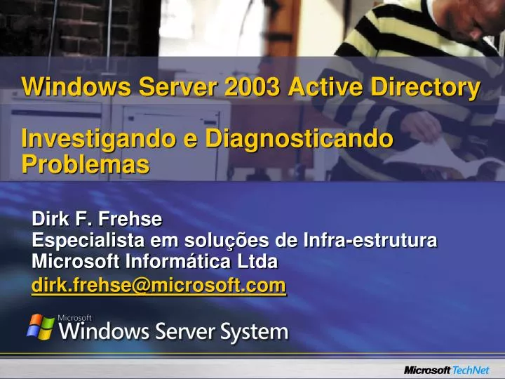 windows server 2003 active directory investigando e diagnosticando problemas