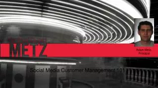 Social Media Customer Management 101