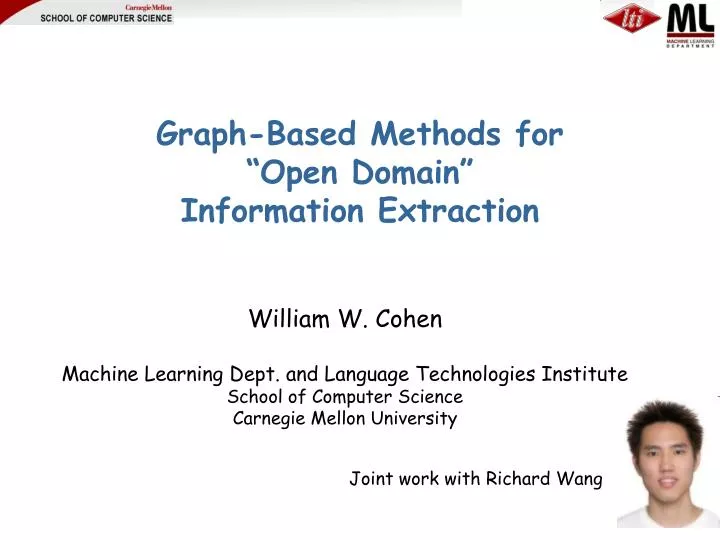 graph based methods for open domain information extraction