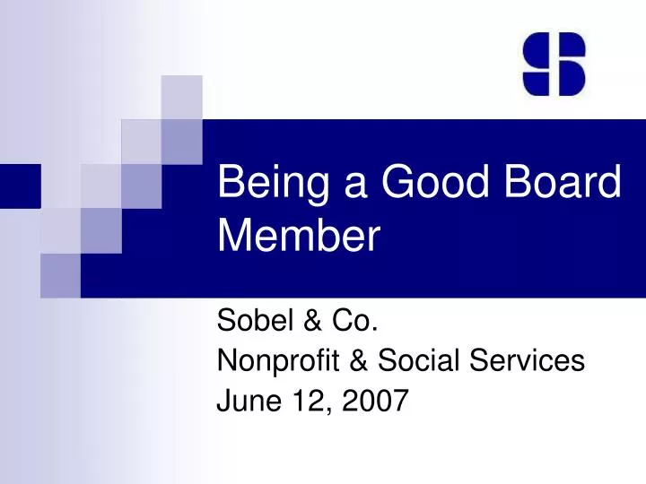 being a good board member
