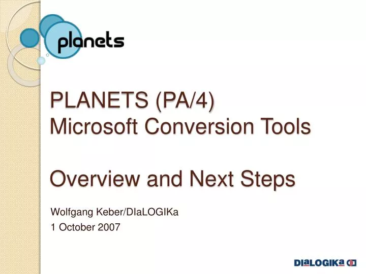 planets pa 4 microsoft conversion tools overview and next steps