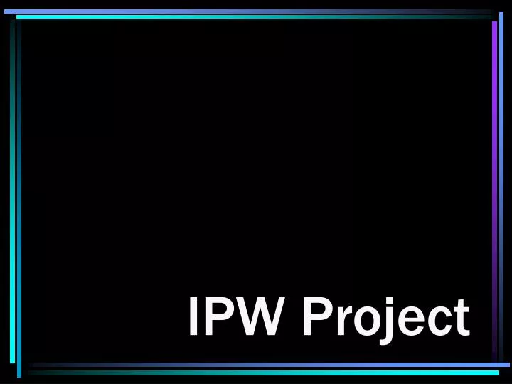 ipw project