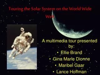 Touring the Solar System on the World Wide Web