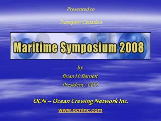 OCN – Ocean Crewing Network Inc. www.ocninc.com