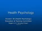 Health Psychology - slide 1