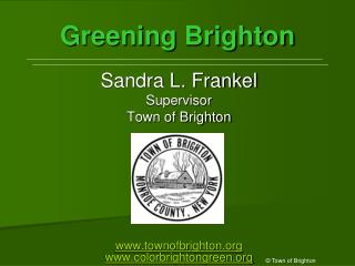 Greening Brighton
