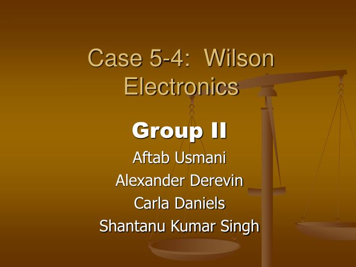 case 5 4 wilson electronics