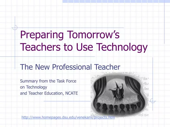 preparing tomorrow s teachers to use technology