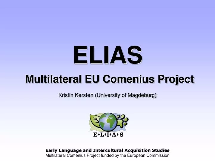 elias multilateral eu comenius project