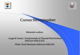 cursus stromingsleer