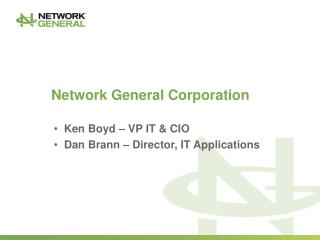 Network General Corporation